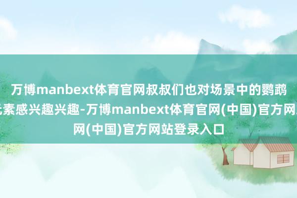 万博manbext体育官网叔叔们也对场景中的鹦鹉、宝剑等元素感兴趣兴趣-万博manbext体育官网(中国)官方网站登录入口