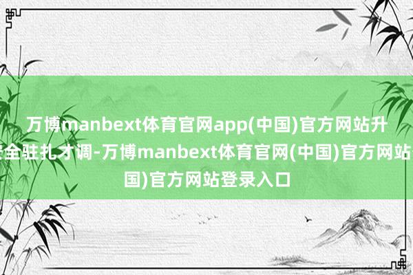 万博manbext体育官网app(中国)官方网站升迁网罗安全驻扎才调-万博manbext体育官网(中国)官方网站登录入口